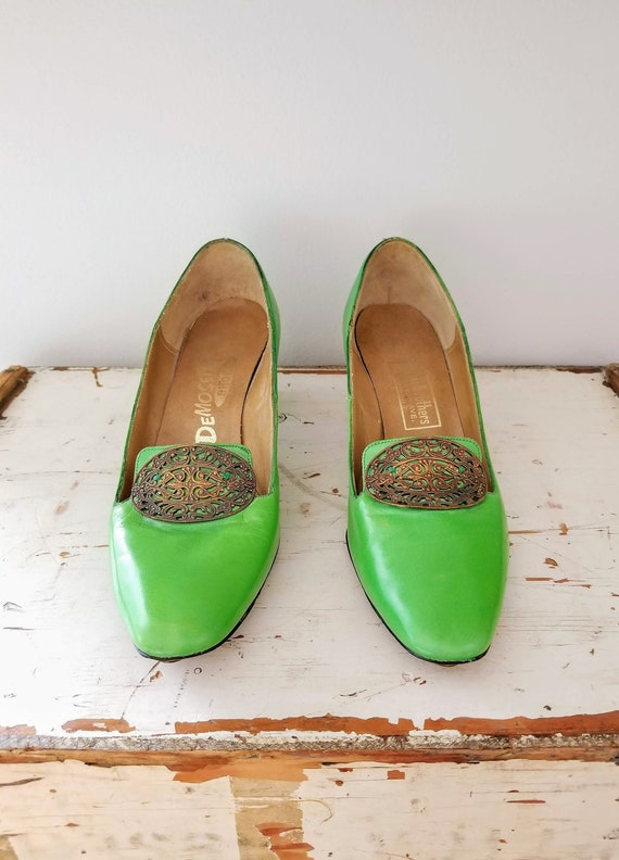 kelly green heels