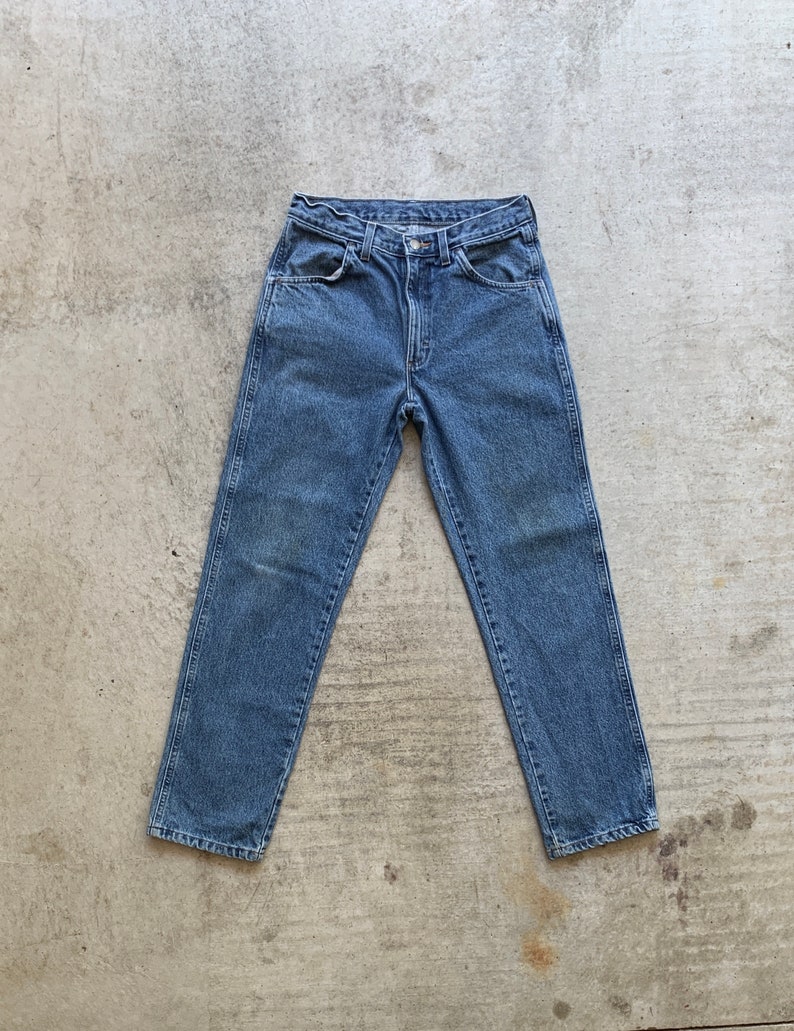 90's PEGGED RUSTLER Jeans/vintage Rustler Tapered High - Etsy