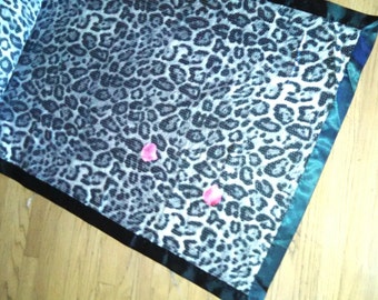 Wedding Aisle Runner ~ sequin snow leopard!