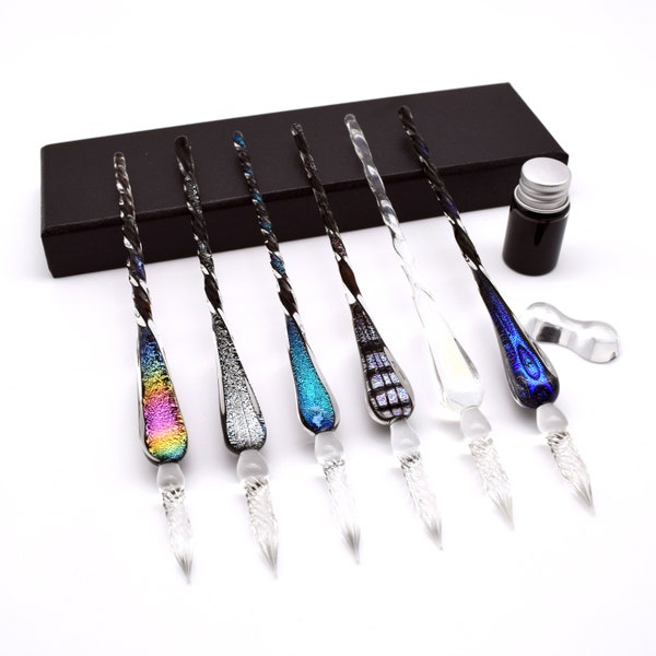 Glitter Glass Dip Pen Set, Calligraphy Pen Set