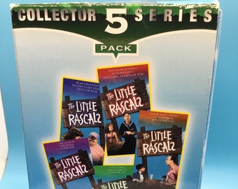 The Little Rascals VHS Collector’s 5-Pack | 1999 GoodTimes Video | Classic Our Gang Films | Vintage Retro Movie Collection