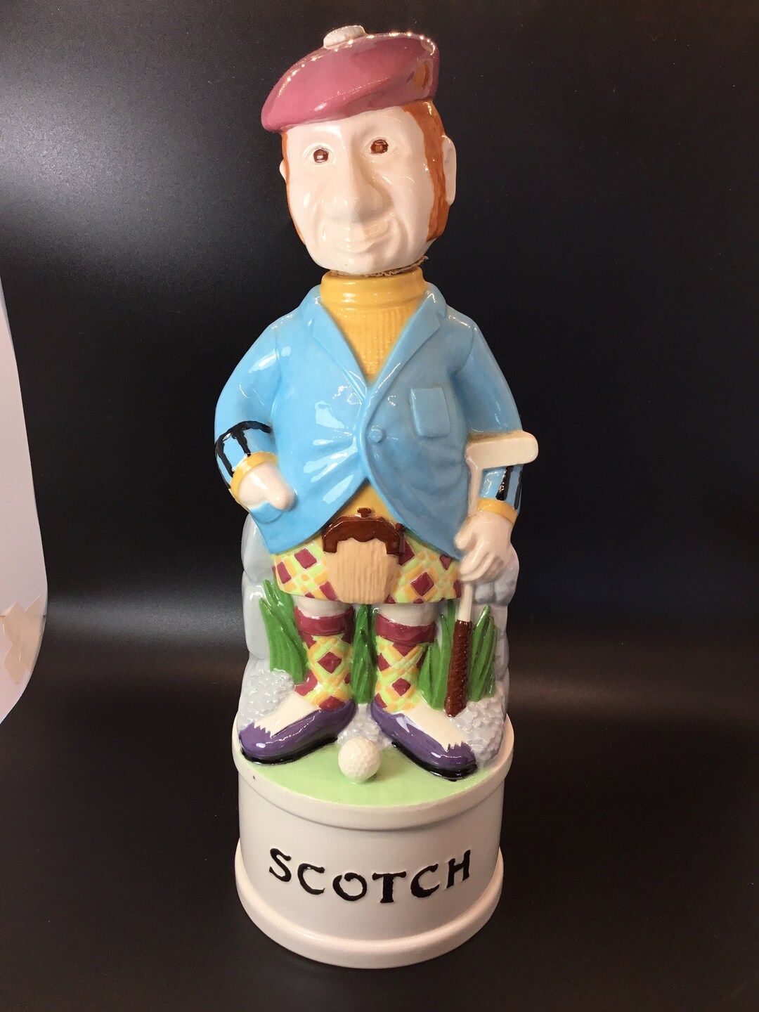 Scotchman Decanter - Scotsman Decoration -hand Crafted Scotch Jar ...