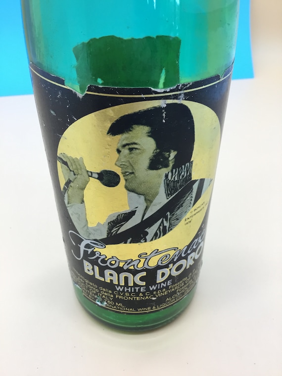 Vintage 1978 Elvis Presley “always Elvis” Wine Bottle – Frontenac
