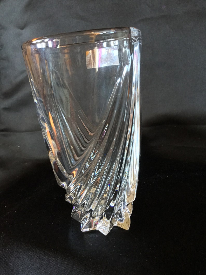 Vintage Marquis Waterford Crystal Vase Small 4 crystal floral holder Crystal decor Curio Cabinet finds Table Decor Signed on Bottom