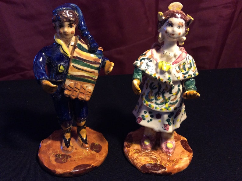 Ceramic Spanish Figurines Etsy
