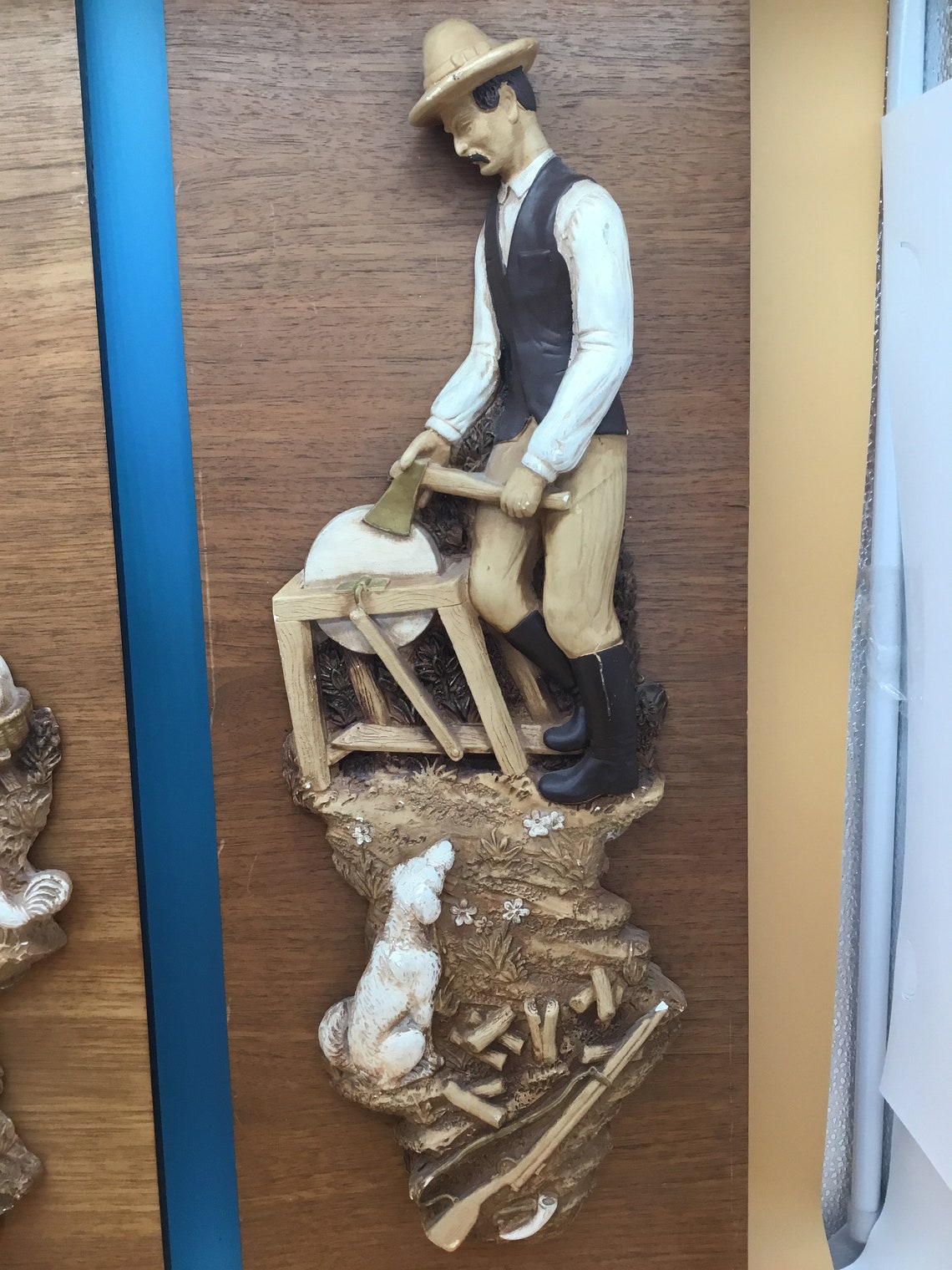 Rare Vintage Universal Statuary Corp Chicago 22 Wall Hanging Etsy