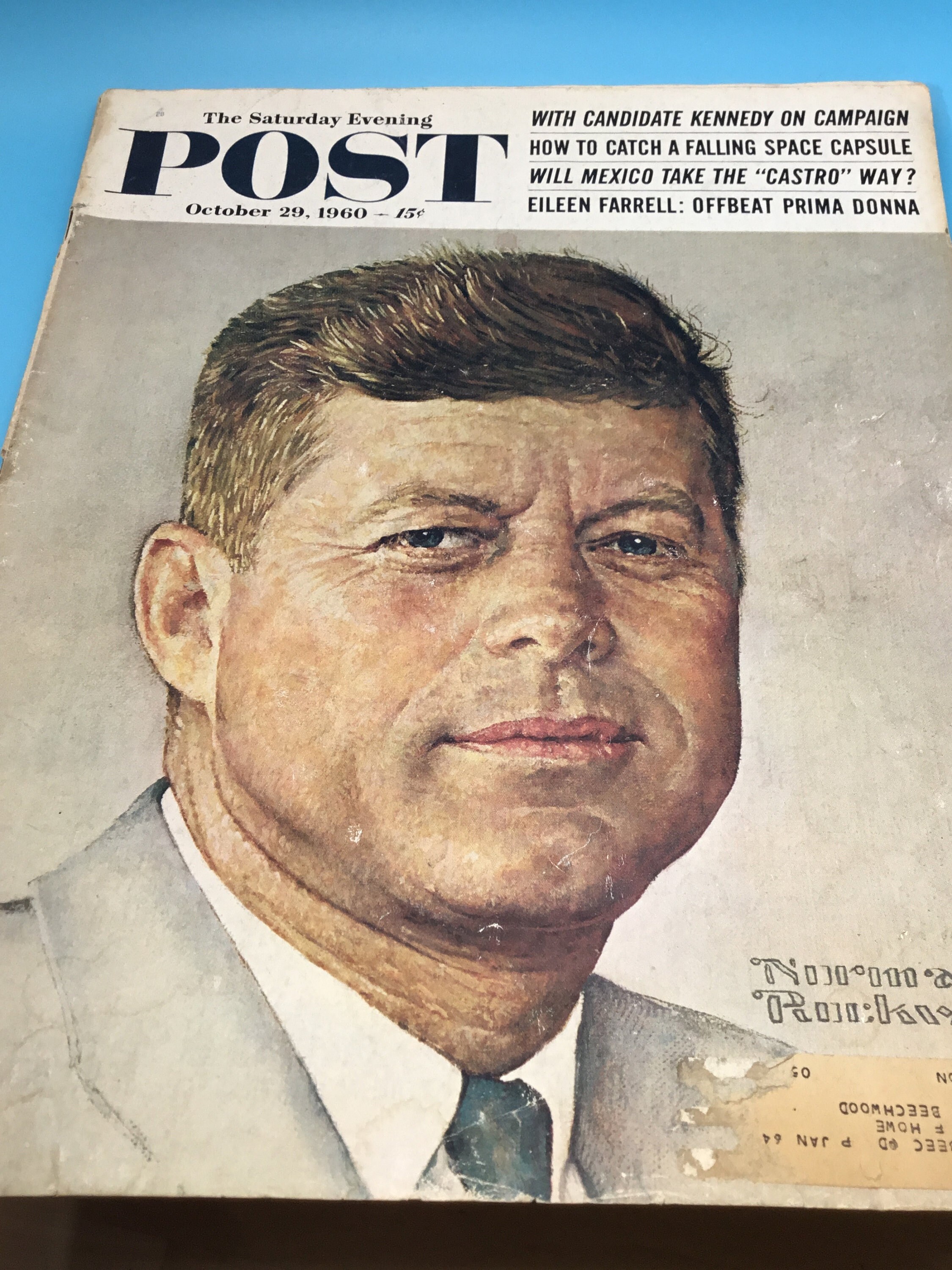 The Saturday Evening Post 1960年 Kennedy Saturday Evening Post Magazine – October 29, 1960 – John F