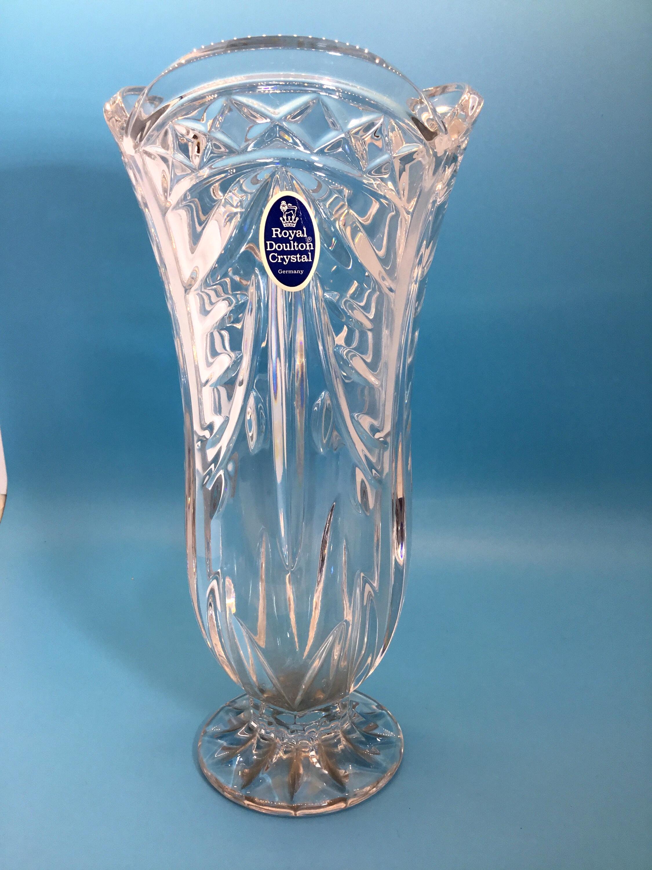 Royal Doulton Crystal Vases - Etsy