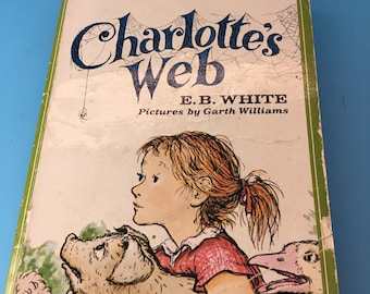 Charlotte's Web Illustrated 1973 Edition Paperback Children's Story