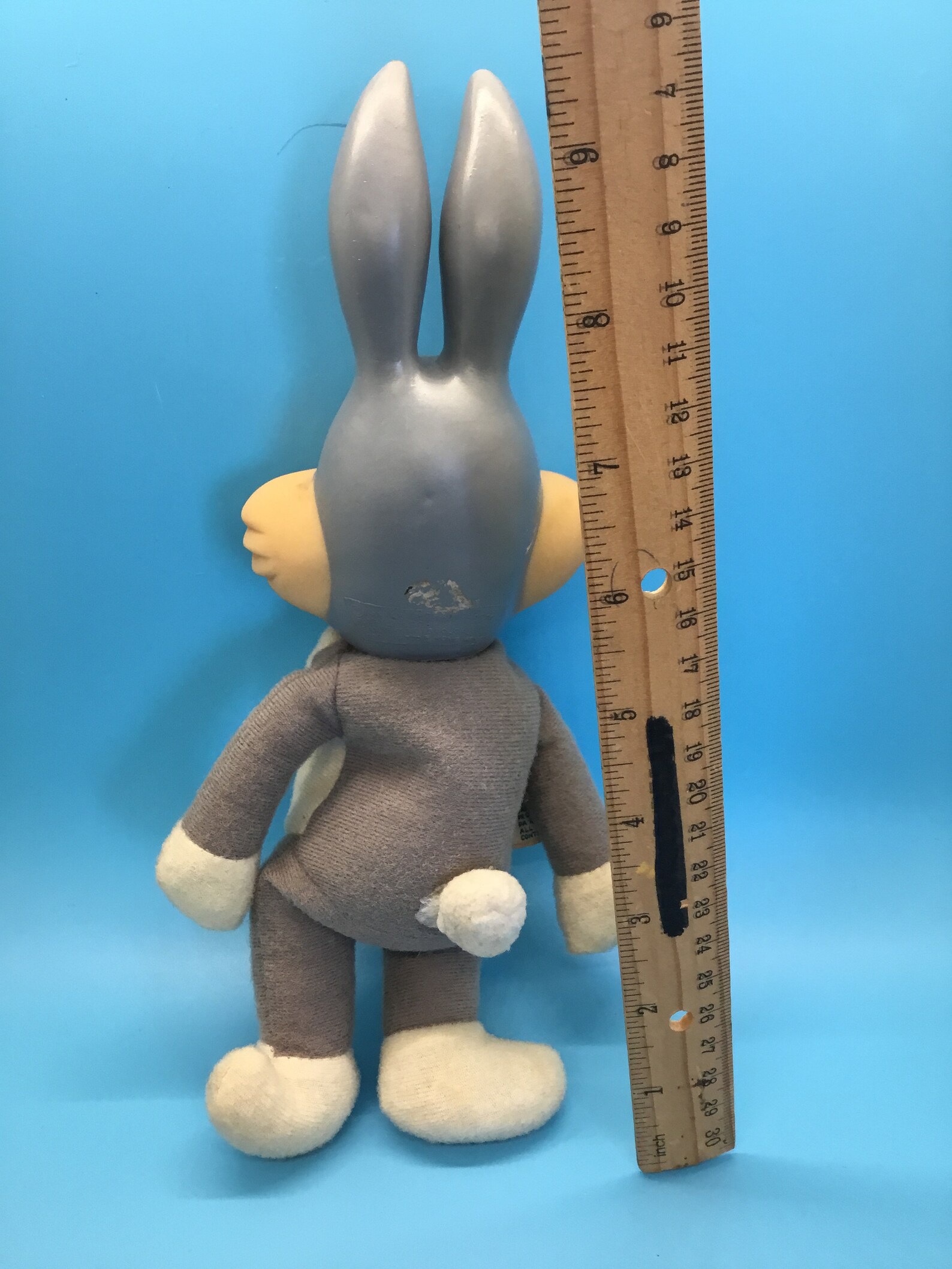 1974 Warner Brothers Bugs Bunny Stuffed Animal Plastic Head Etsy