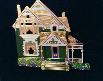 Shelia’s Historical Collection Ornament – Dragon House Denver CO – Victorian Architecture w/ Stand