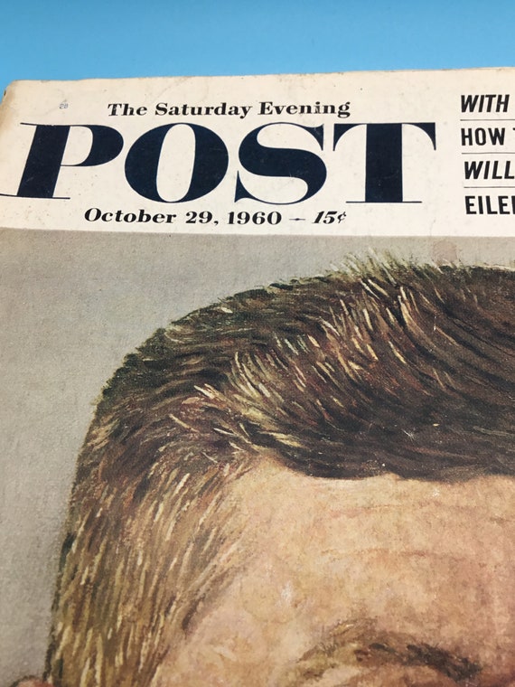 Saturday Evening Post Magazine – October 29, 1960 – John F
