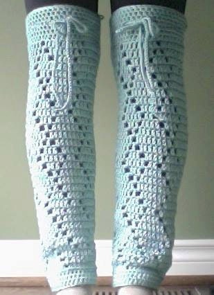 30 Crochet Leg Warmers Patterns for Retro, Cozy, and Statement Style 20 Melodi Diamonds Boho Knee-High Leg Warmers