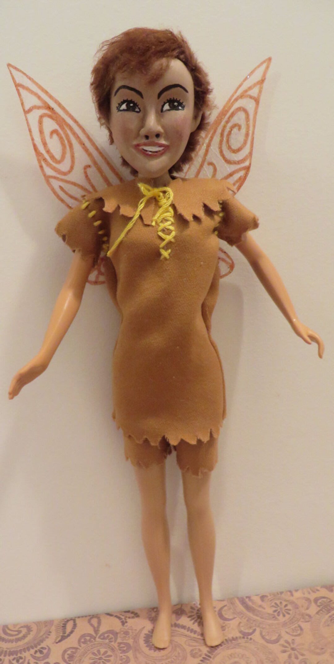 Julia Roberts as Tinkerbell OOAK Art Doll Etsy