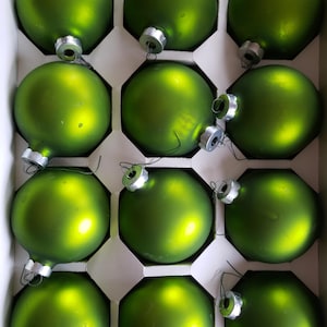 Vintage Christmas glass ornament sets