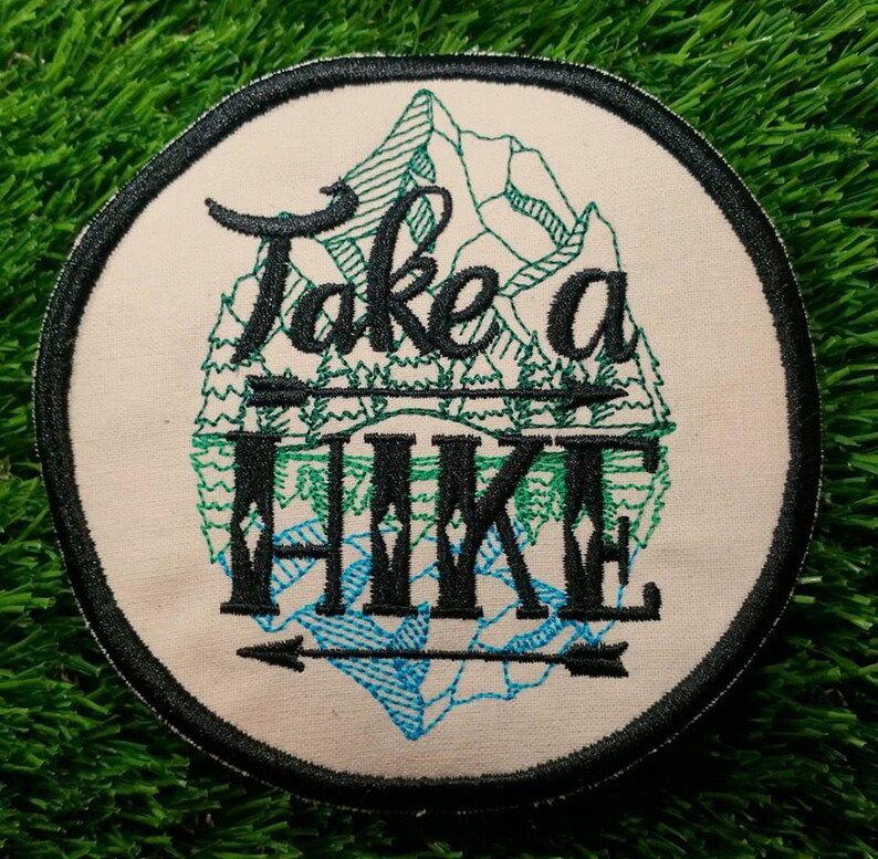 Take a Hike Adventure Patch Embroidered Travelling Badge Gap - Etsy UK