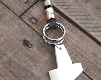 Knochen Mjolnir Anhänger. Handgemachter Thorshammer. Asatru Norse Pagan Heide Wikinger