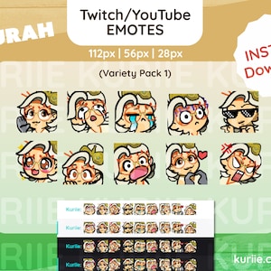 10 Purah Tears of the Kingdom | (Variety Pack 1) Emote BUNDLE | For Twitch / YouTube / Discord / Facebook Gaming / Slack - INSTANT DOWNLOAD