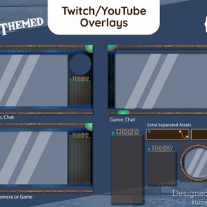 Zelda Breath of the Wild (BotW) Stream Overlays (& Extra Assets) | For Twitch and YouTube | - INSTANT DOWNLOAD!
