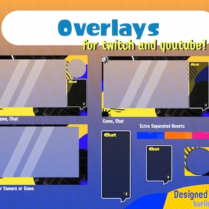 Splatoon 3 Stream Overlays - INSTANT DOWNLOAD!