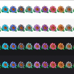 18 Sunflower Sub / Bit Badges INSTANT DOWNLOAD For Twitch, YouTube, & Facebook Gaming image 2