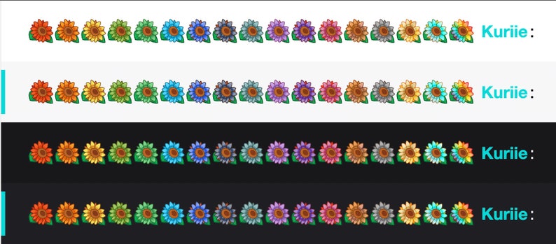 18 Sunflower Sub / Bit Badges INSTANT DOWNLOAD For Twitch, YouTube, & Facebook Gaming image 2