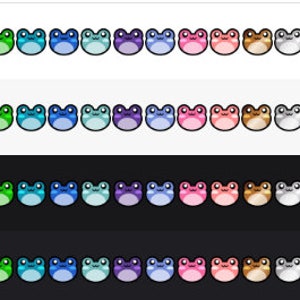 18 Froggy Sub / Bit Badges INSTANT DOWNLOAD image 2