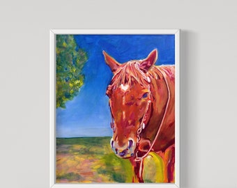 Sorrel Horse Wall Art Print