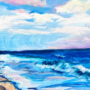 Ocean Beach Skyscape Art Print image 4