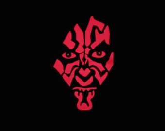 Glow in the Dark Darth Maul Wall Hanging Decor