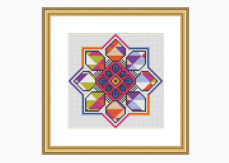 Cross Stitch Pattern Modern Cross Stitch Abstract Etsy