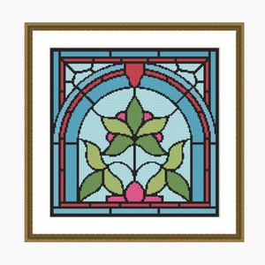 Cross Stitch Pattern, Modern Cross Stitch, NOUVEAU # 3 cross stitch pattern - Downloadable PDF