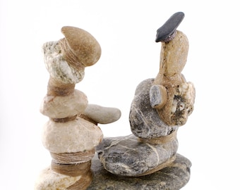 Marsella sculpture, Stone sculpture, Zen sculpture, Christmas stones, Stone art, Stone river landmarks, Japanese garden.