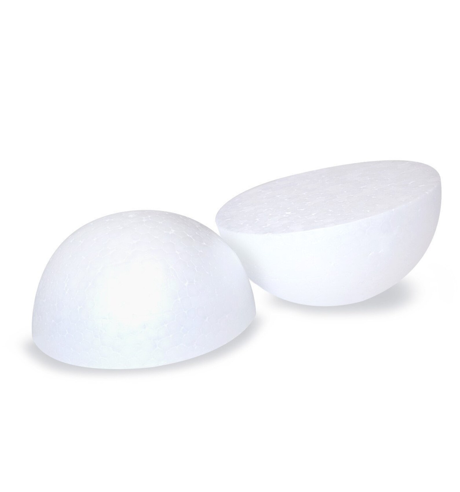 5 Inch Half Poly Foam Ball Styrofoam Ball for Crafting Etsy