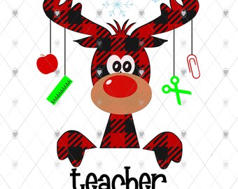 Download Plaid Moose Svg Etsy