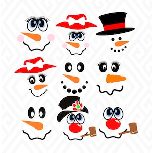 Snowman Svg, Snowman T Shirt Svg, Christmas Svg, Snowman Clip Art, SVG, DXF, EPS, Ai, Png, Jpeg, Pdf, Digital Files Vinyl Cutting/Printing
