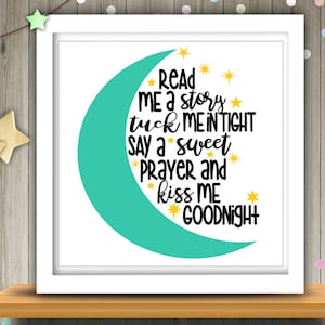 Read Me A Story; SVG, DXF, EPS, Ai, Png, Jpeg and Pdf Digital Files for Electronic Cutting Machines