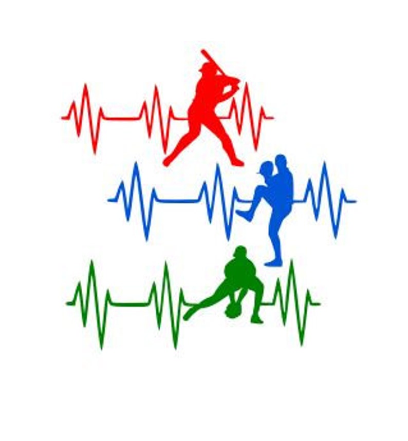 Free Free Baseball Heartbeat Svg 798 SVG PNG EPS DXF File