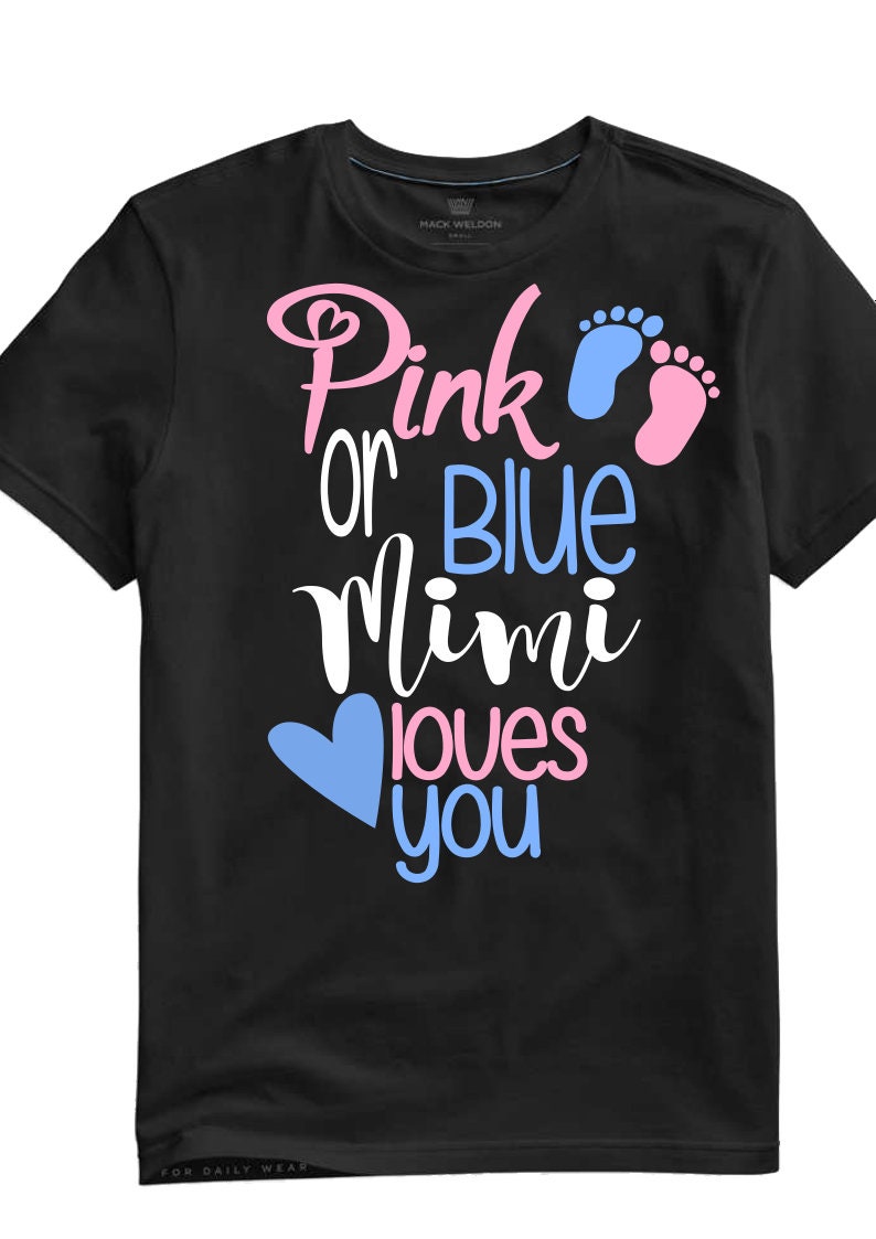 Download Gender Reveal SVG Pregnancy SVG Mimi Shirt Svg Baby Svg | Etsy