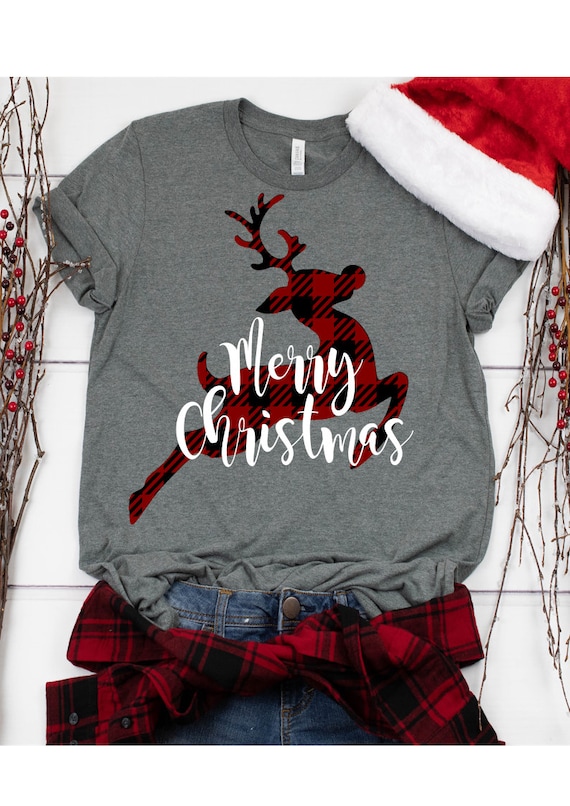 Download Christmas SVG Buffalo Plaid Reindeer SVG Reindeer Svg | Etsy