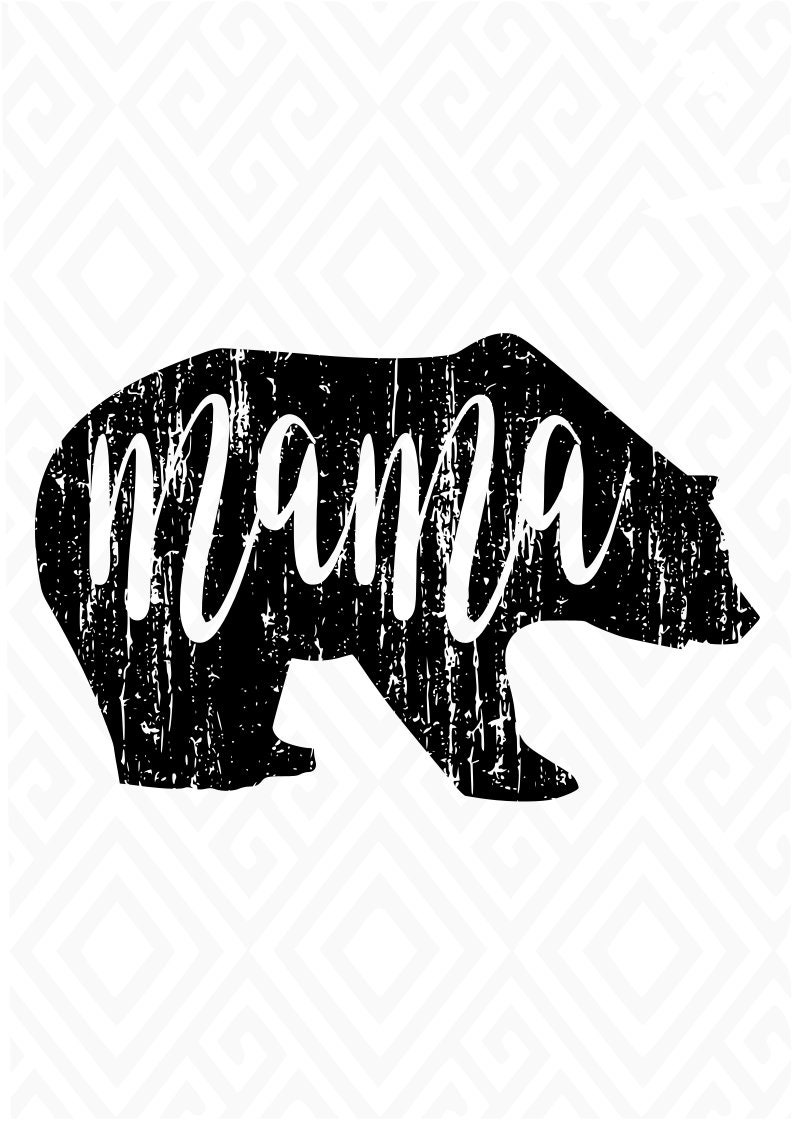 Download Distressed Mama Bear SVG Mama T Shirt SVG Mama Bear T ...