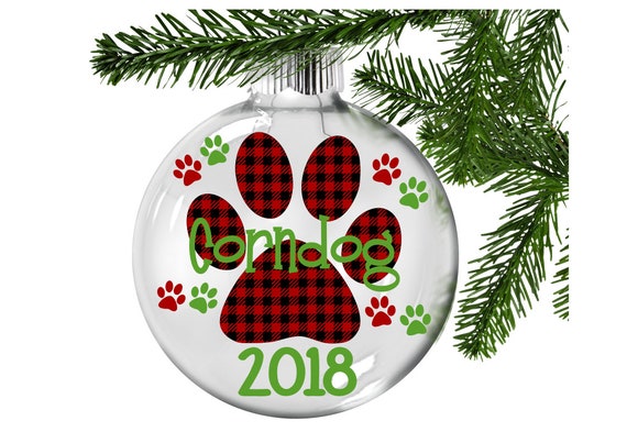 Download Dog SVG Dog Ornament SVG Dog Christmas SVG Buffalo Plaid ...