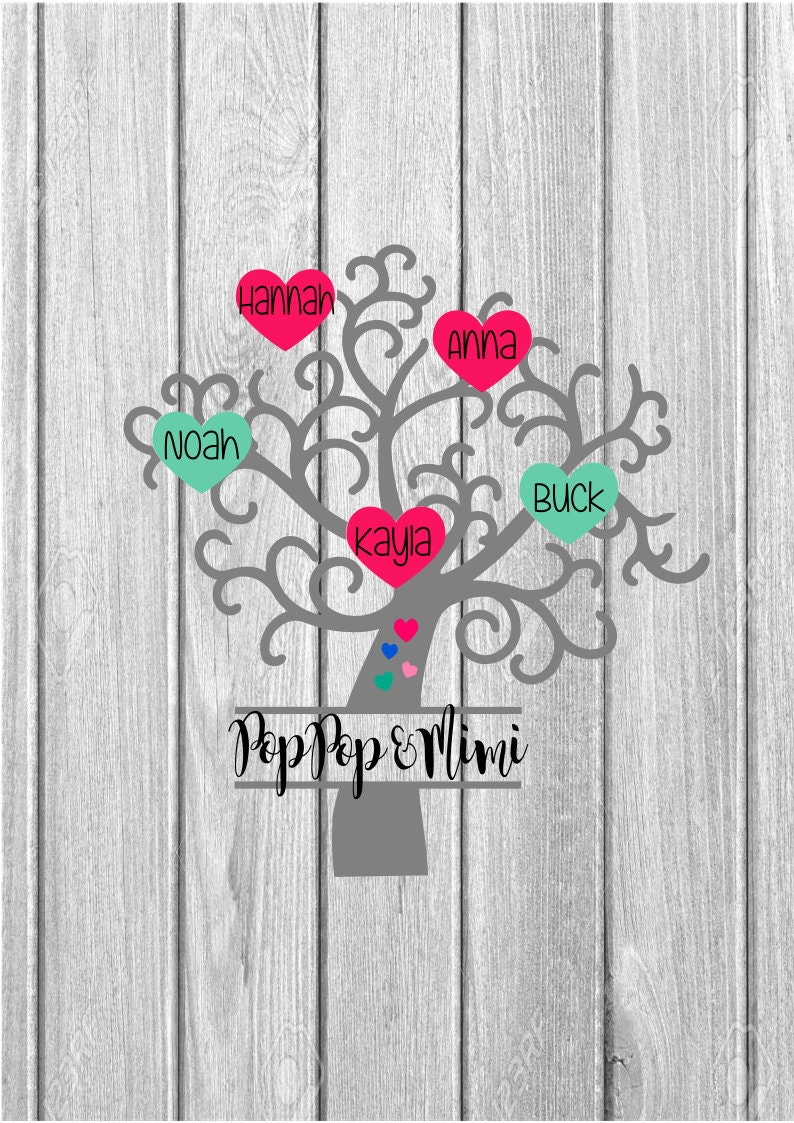 Free Free 291 Heart Family Tree Svg SVG PNG EPS DXF File