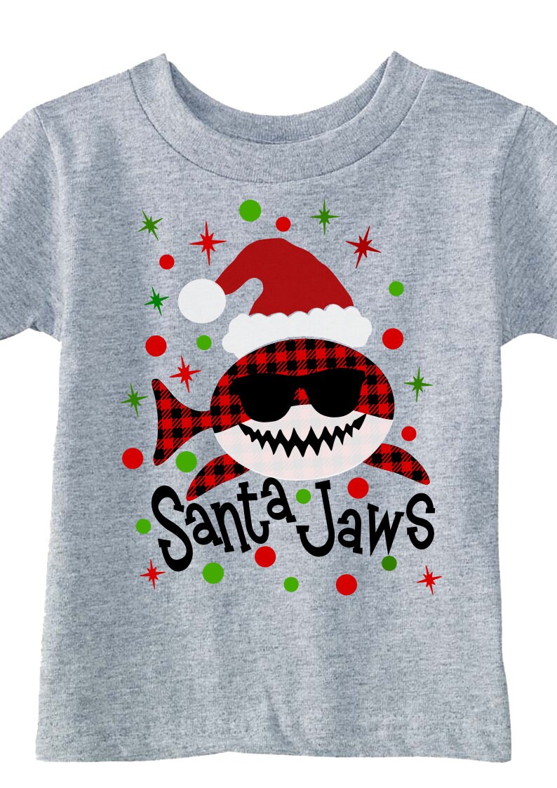 Download Santa Svg Shark Svg Santa Shark Svg Christmas Svg Boy | Etsy
