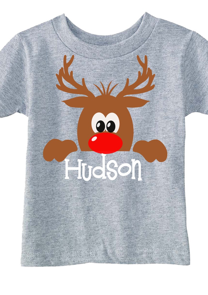 Download Peeping Reindeer Svg Reindeer Monogram Svg Christmas | Etsy