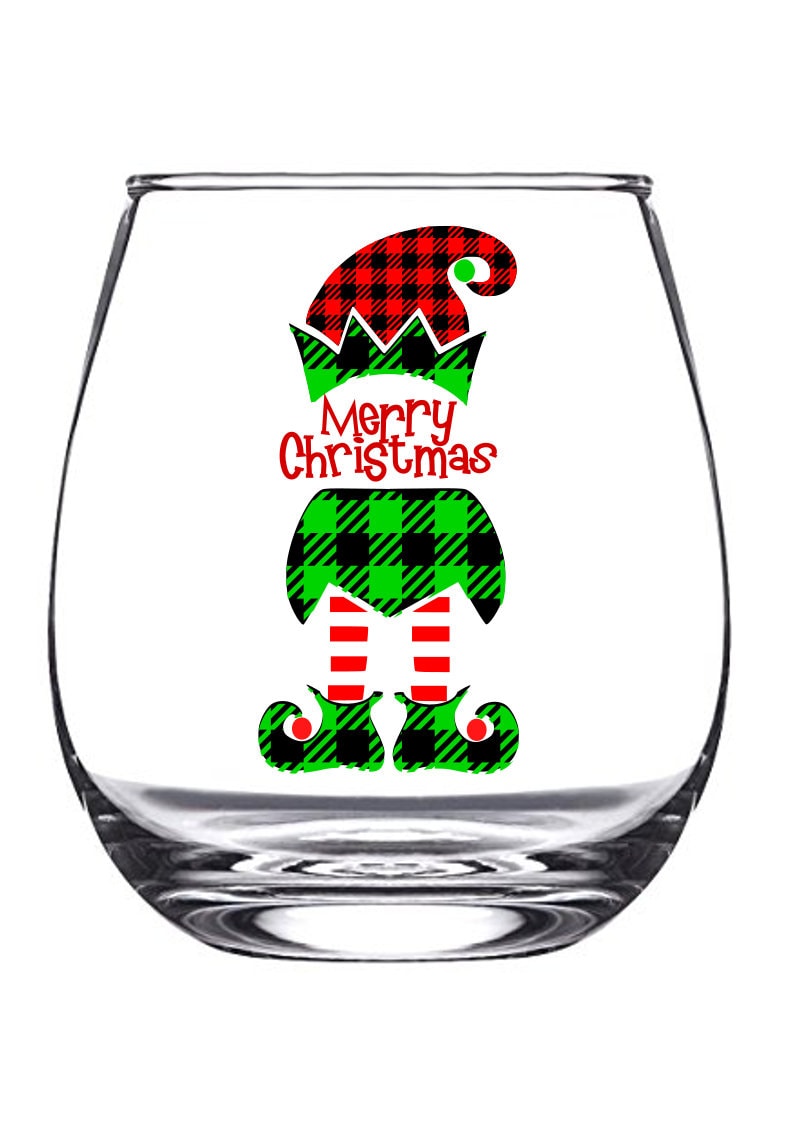 Download Elf Monogram Svg Buffalo Plaid Christmas Elf Svg Elf Svg ...