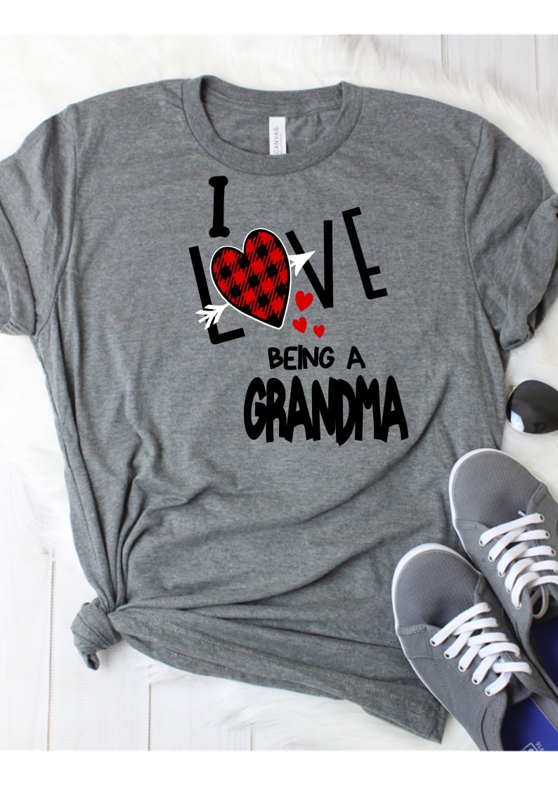 Download I Love Being a Grandma Svg Buffalo Plaid Grandma SVG ...