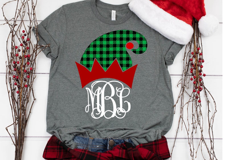 Download Monogram Elf SVG Elf Hat SVG Christmas SVG Elf Svg Elf | Etsy
