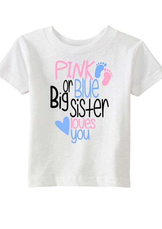 Download Gender Reveal Svg Big Sister Svg Pregnancy Svg Baby Svg Etsy