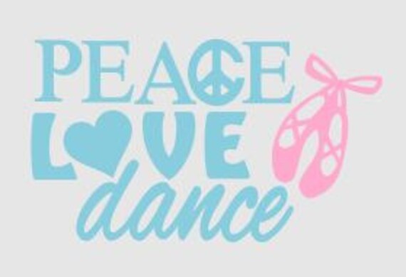 Free Free 259 Peace Love Dance Svg SVG PNG EPS DXF File